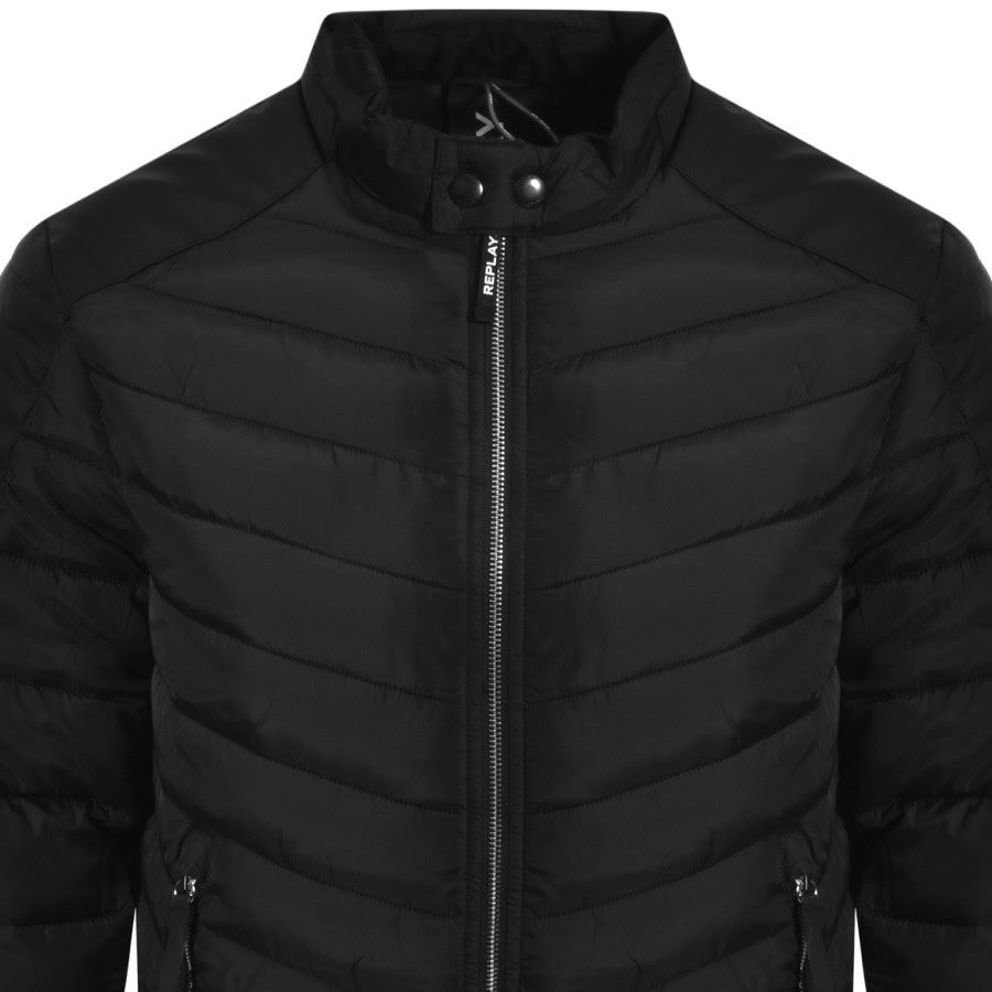 Alternative Image for ProductReplay Padded Jacket Black2